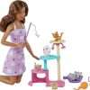 Barbie Kitty Condo Doll & Pets, Cat Tree Toy Playset with 5 Kitten Figures & Accessories - 1