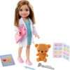 Barbie Playset with Brunette Chelsea Can Be Doctor Doll & Accessories Including Clipboard, Medical Tools & Bandage Stickers - 1