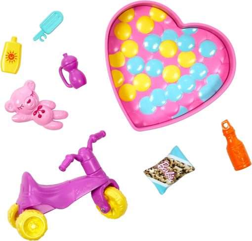 Barbie Skipper Babysitters Inc Playset with Skipper Doll, Toddler Small Doll, Working Bounce House, Swing & Accessories - 7