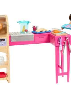 Barbie and Teresa Recipe for Friendship Teresa Fashion Doll & Kitchen Playset with 20+ Accessories Including Color-Change Cookies - 1