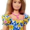 Barbie Fashionistas Doll #208 with Down Syndrome Wearing Floral Dress, Created in Partnership with The National Down Syndrome Society - 3