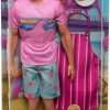 Barbie Mysteries- Beach Detectives Ken Doll Wearing Removeable Signature Outfit with Storytelling Accessories, Including Apron & Snacks - 5