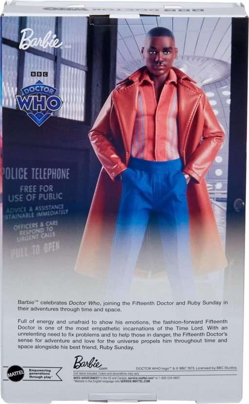 Barbie The Fifteenth Doctor Doll, Dr. Who Collectible Inspired by The Series’ 14th Season with Doll Stand & Certificate of Authenticity - 6