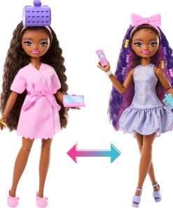 Barbie Dream GET Ready Brooklyn” Fashion Doll with Stylized Hair, Including Surprise Hair Accessories & 15+ Looks - 6