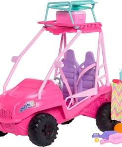 Barbie Mysteries- Beach Detectives Playset with Beach Buggy Toy Car & 10+ Accessories, Including Beach Chair & Towel - 1