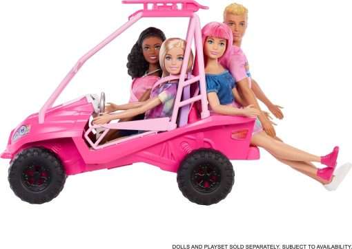Barbie Mysteries- Beach Detectives Playset with Beach Buggy Toy Car & 10+ Accessories, Including Beach Chair & Towel - 4