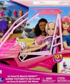 Barbie Mysteries- Beach Detectives Playset with Beach Buggy Toy Car & 10+ Accessories, Including Beach Chair & Towel - 6