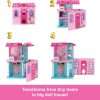 Barbie Chelsea Toy Dollhouse with 15+ Accessories, Pop-Up House Expands to 17+ x 13+ inches with 5 Play Areas & Slide, Includes Small Doll & Pet Dog - 5
