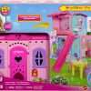 Barbie Chelsea Toy Dollhouse with 15+ Accessories, Pop-Up House Expands to 17+ x 13+ inches with 5 Play Areas & Slide, Includes Small Doll & Pet Dog - 7