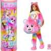 Barbie Cutie Reveal Care Bears Doll & Accessories, Series 2 Togetherness Bear with 10 Surprises Including Color Change & Mini Bear - 1