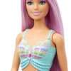 Barbie Mermaid Doll with 7-Inch-Long Pink Fantasy Hair & Colorful Accessories for Styling Play Like Headband & Barrettes - 5