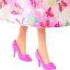 Barbie Royal Doll with Pink & Blonde Fantasy Hair, Colorful Accessories, Pink Ombre Bodice & Butterfly-Print Skirt - 3