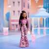 Barbie Signature My Scene Jai Doll and Accessories, Black Braids, Y2K-Inspired Outfit with Pink Top, Vinyl Jacket, Floral Flare Pants and Doll Stand - 2