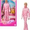 Barbie The Movie Ken Collectible Doll, Ryan Gosling as Ken Wearing Pink Jumpsuit with “B” Detail with White Sneakers and Multicolor Roller Skates - 1