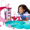 Barbie Dream Pool Playset with 6 Play Areas, Including Slide & Bubbling Hot Tub, Plus 20+ Accessories Like Pet, Floaties & More - 1