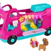 Fisher-Price Little People Toddler Toy Barbie Dreamcamper RV Playset with Music Lights & Figures for Pretend Play Kids Ages 18+ Months - 1