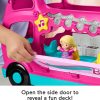 Fisher-Price Little People Toddler Toy Barbie Dreamcamper RV Playset with Music Lights & Figures for Pretend Play Kids Ages 18+ Months - 4