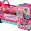 Fisher-Price Little People Toddler Toy Barbie Dreamcamper RV Playset with Music Lights & Figures for Pretend Play Kids Ages 18+ Months - 6