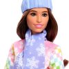 Barbie Careers Snowboarder Doll Wearing Pink Snow Jacket, Pants & Boots with 10+ Accessories Including Color-Change Snowboard - 4