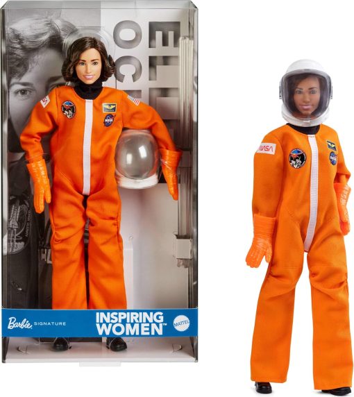 Barbie Signature Inspiring Women Fashion Doll, Ellen Ochoa Collectible in Astronaut Space Suit with Accessories Including Helmet - 1