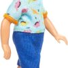 Barbie Chelsea Doll, Small Boy Doll Wearing Removable One-Piece with Dinosaur Print & White Shoes, Blond Hair & Blue Eyes - 5