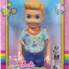Barbie Chelsea Doll, Small Boy Doll Wearing Removable One-Piece with Dinosaur Print & White Shoes, Blond Hair & Blue Eyes - 6