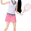 Barbie Doll & Accessories, Career Tennis Player Doll with Racket and Ball - 2