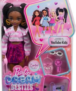 Barbie Dream Besties Brooklyn” Fashion Doll & Accessories, Posable with Brunette Hair & Dance-Themed Toy Pieces - 6