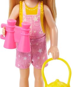 Barbie It Takes Two Camping Playset with Blonde Chelsea Small Doll Owl, Sleeping Bag & Accessories - 1