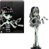 Monster High x Barbie Frankie Stein Doll with Original Barbie-Inspired Swimsuit and Solo in The Spotlight Black Evening Dress and Accessories - 1