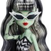 Monster High x Barbie Frankie Stein Doll with Original Barbie-Inspired Swimsuit and Solo in The Spotlight Black Evening Dress and Accessories - 4