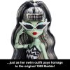 Monster High x Barbie Frankie Stein Doll with Original Barbie-Inspired Swimsuit and Solo in The Spotlight Black Evening Dress and Accessories - 5