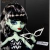 Monster High x Barbie Frankie Stein Doll with Original Barbie-Inspired Swimsuit and Solo in The Spotlight Black Evening Dress and Accessories - 7