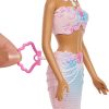 Barbie Bubble Sparkle Mermaid Doll with Bubble-Making Feature & Solution, Tray & Hairbrush, Plus Long, Color-Streaked Blonde Hair - 2