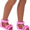 Barbie Club Chelsea Small Doll, 6-Inch Ari with Braided Hair Wearing Removable Flower-Print Dress & Pink Sandals - 3