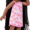 Barbie Club Chelsea Small Doll, 6-Inch Ari with Braided Hair Wearing Removable Flower-Print Dress & Pink Sandals - 4