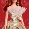 Barbie Holiday Barbie Red Hair Signature Black Pretend Doll House Pretend Play 6 Years and Up Gold JBH99 - 3
