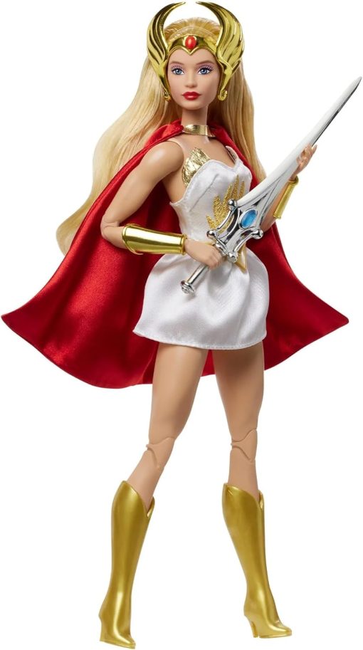 Barbie Masters of The Universe Princess of Power She-Ra Collectible Doll 40th Anniversary Gold Label w-Certificate of Authenticity - 1