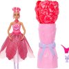 Barbie Petal Pop Scented Doll with Rose Dress & Accessories, Bouquet Reveal with Pet Bunny & Surprises Like Watering Can, Necklace & Earrings​​​ - 1