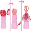 Barbie Petal Pop Scented Doll with Rose Dress & Accessories, Bouquet Reveal with Pet Bunny & Surprises Like Watering Can, Necklace & Earrings​​​ - 2