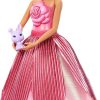 Barbie Petal Pop Scented Doll with Rose Dress & Accessories, Bouquet Reveal with Pet Bunny & Surprises Like Watering Can, Necklace & Earrings​​​ - 6