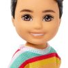 Barbie Club Chelsea Koji 6-Inch Boy Small Doll with Brunette Hair Wearing Removable Striped Shirt, Shorts & Shoes - 2