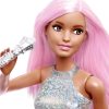 Barbie Pop Star Doll Dressed in Iridescent Skirt with Microphone and Pink Hair, Gift for 3 to 7 Year Olds - 4