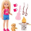Barbie Chelsea Outdoor Adventures Playset, Family & Friends Set with Small Blonde Doll, Pet Puppy & 5+ Camping Accessories - 5