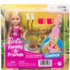 Barbie Chelsea Outdoor Adventures Playset, Family & Friends Set with Small Blonde Doll, Pet Puppy & 5+ Camping Accessories - 6