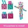 Barbie Cutie Reveal Care Bears Doll & Accessories, Series 2 Good Vibes Bear with 10 Surprises Including Color Change & Mini Bear - 2