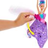 Barbie Dance and Flutter Doll with 2-in-1 Transformation from Dancer to Butterfly with Opening Wings, Purple Hair, Headpiece & Removable Tutu - 8