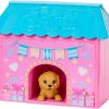 Barbie Family & Friends Club Chelsea Surprise Birthday Party Playset with Chelsea Small Doll (Brunette), Transforming Doghouse & 10+ Accessories - 2