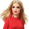 Barbie Signature Doll, Kylie Minogue Posable Collectible in “Padam Padam” Music Video Outfit with Red Bodysuit, Chiffon Cape and Lace-Up Boots - 2