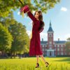 Barbie Signature Graduation Wishes Fashion Doll with Burgundy Robe & Tassel Cap, Collectible Toy in Giftable Packaging - 5
